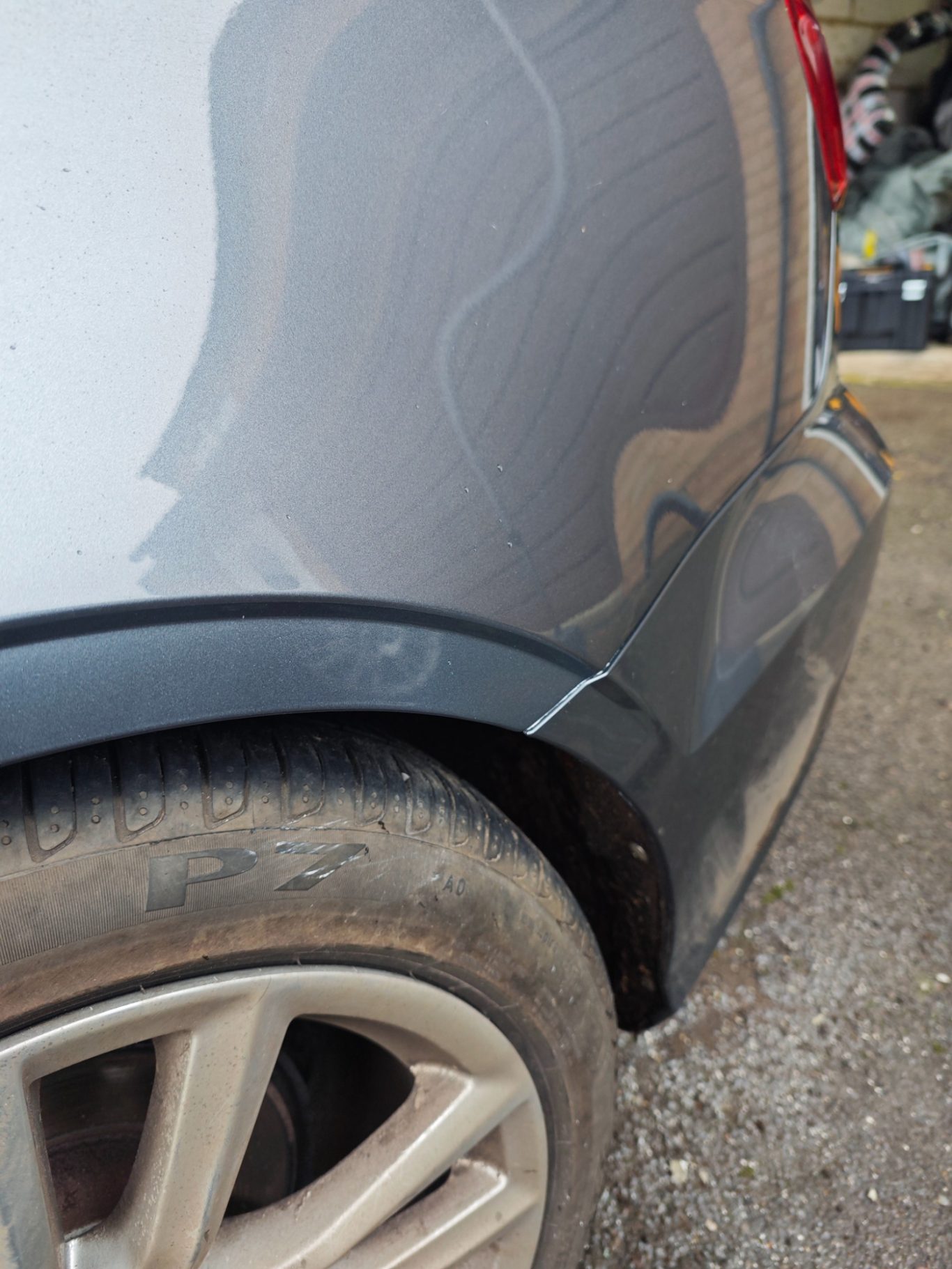 After After car paintwork damage repair - Bodywork Repair service @ Sprayworkz in Reading Berkshire